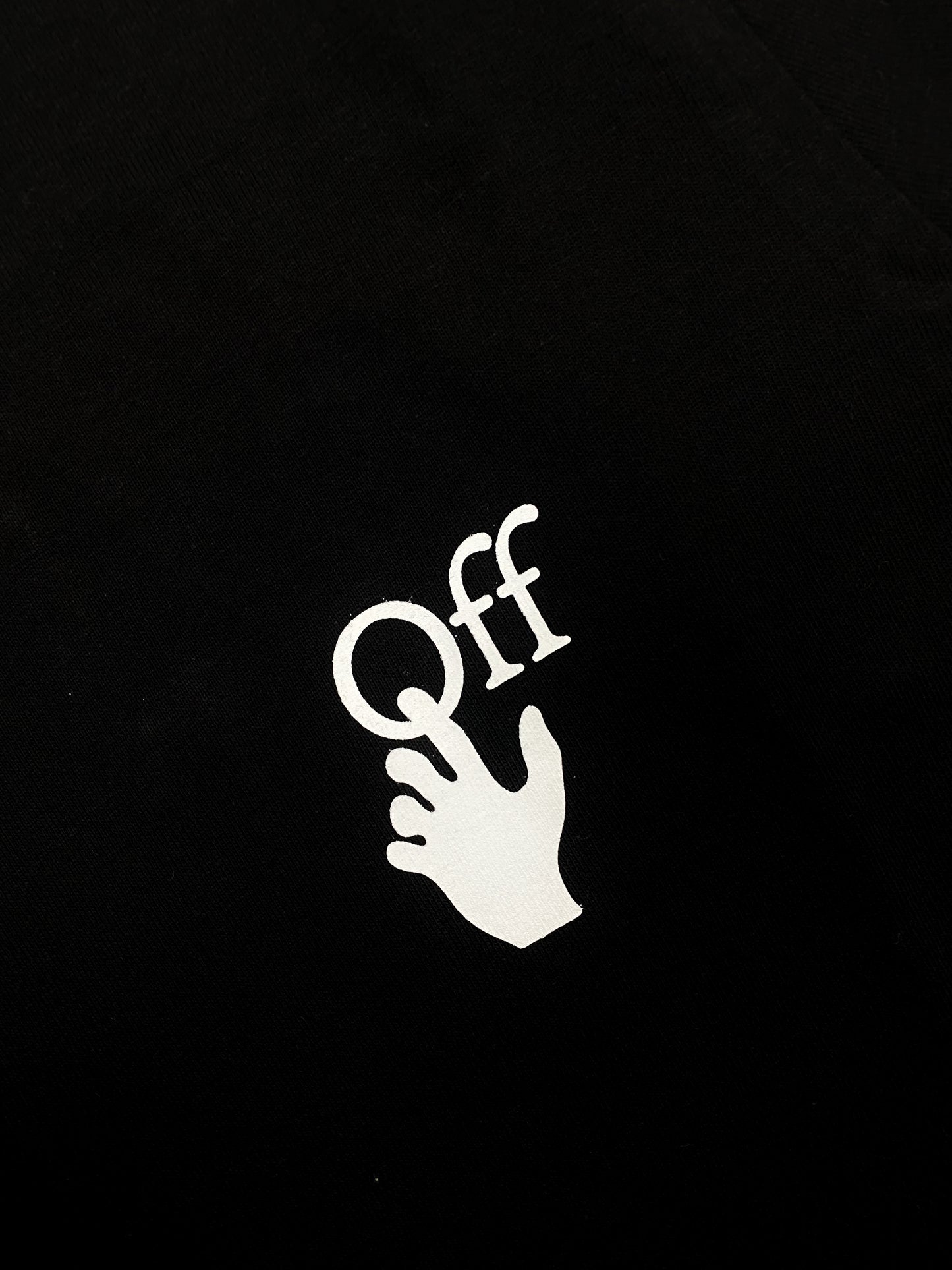 T-shirt Off-White à logo imprimé noir