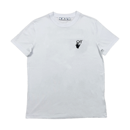 T-shirt Off-White à logo imprimé blanc