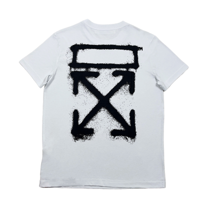 T-shirt Off-White à logo imprimé blanc