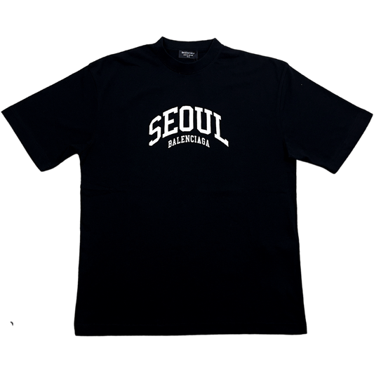 Cities Seoul medium fit t-shirt black