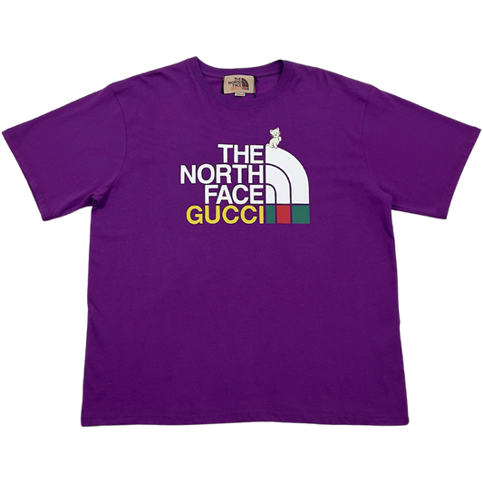 Camiseta The North Face x Gucci violeta